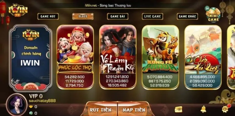 Sơ lược thông tin giới thiệu tổng quan về sảnh slot IWIN